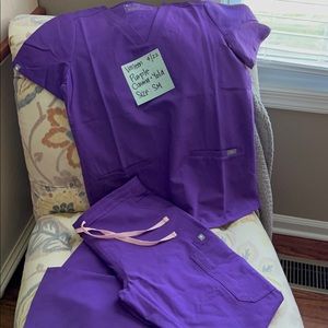 Figs Scrub Set Magic Purple